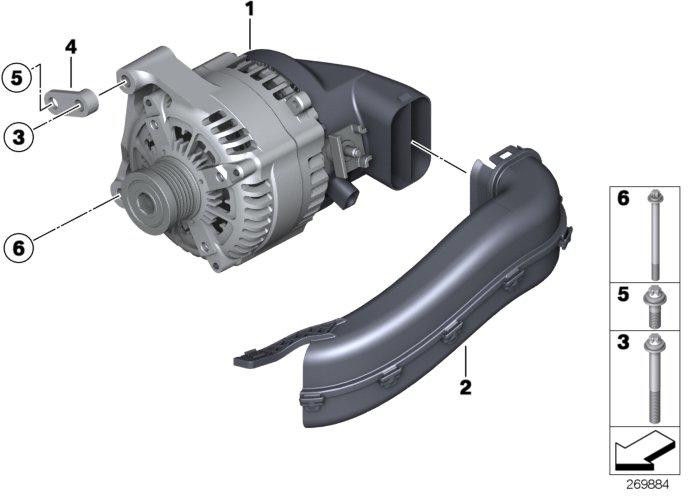 BMW純正6ラウンドネジM10x85-U1-10.9（07119909362）| 07119909362