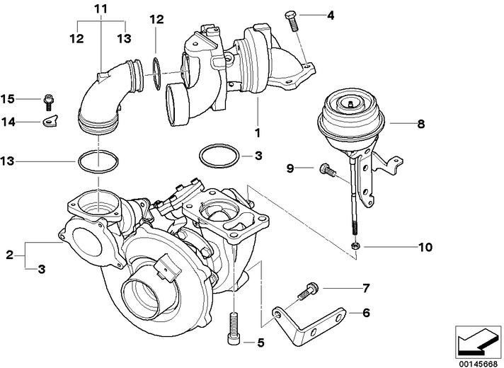 BMW純正6ラウンドネジM8x18（07119909449）| 07119909449