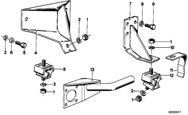 BMW Genoine Six Canter M10x25 3シリーズ6シリーズM1（07119913834）| 07119913834
