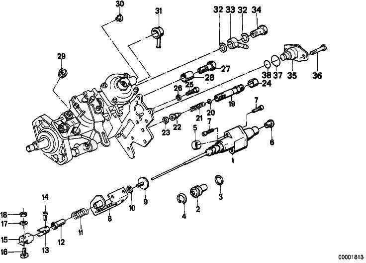 BMW純正シリンダースクリューM5x16 3シリーズM1（07119919906）| 07119919906