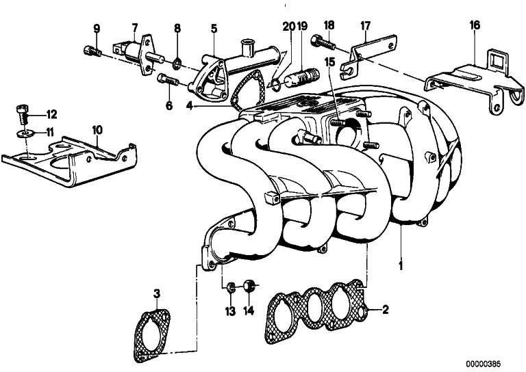 BMW本物のシリンダースクリューM6x40 3シリーズM1（07119919936）| 07119919936