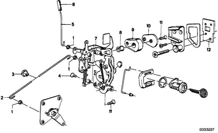 BMW本物のセヌスクリューM6x12 5シリーズ6シリーズ（07119928511）| 07119928511