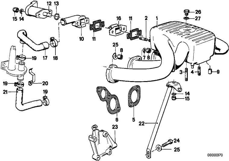 BMW純正シーリングA24X29-AL 3シリーズ6シリーズM1（07119963384）| 07119963384