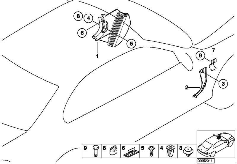 BMW純正ネジNS-S5X16-ZNFE 1シリーズ7シリーズX1 X3 Z4 Z8 MINI（07129903266）| 07129903266
