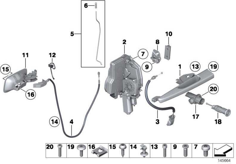 BMW純正ネジM6x25（07129903329）| 07129903329
