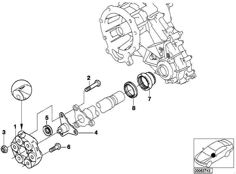 BMW純正シックスカントナットM10-10-ZNS3 5シリーズ6シリーズX5（07129904473）| 07129904473