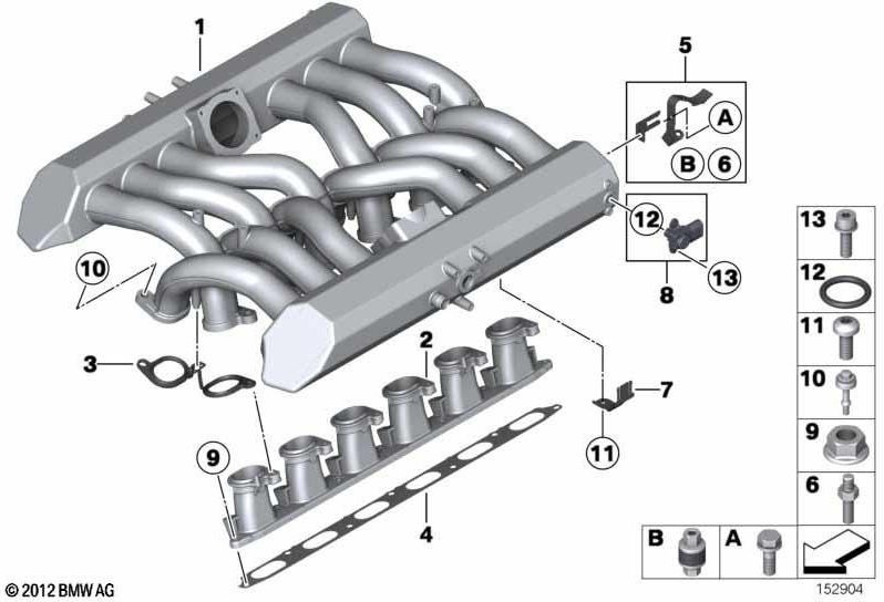 BMW純正ISAネジスライス付きM5X16-U1-8.8（07129905535）| 0712990535