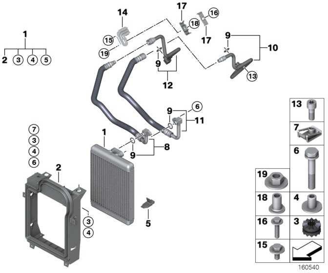 BMW純正ISAスクリューM8x35-OU-8.8 X5 K26 K29 K42 K21 K49 K49 K23（0712990555）| 0712990555