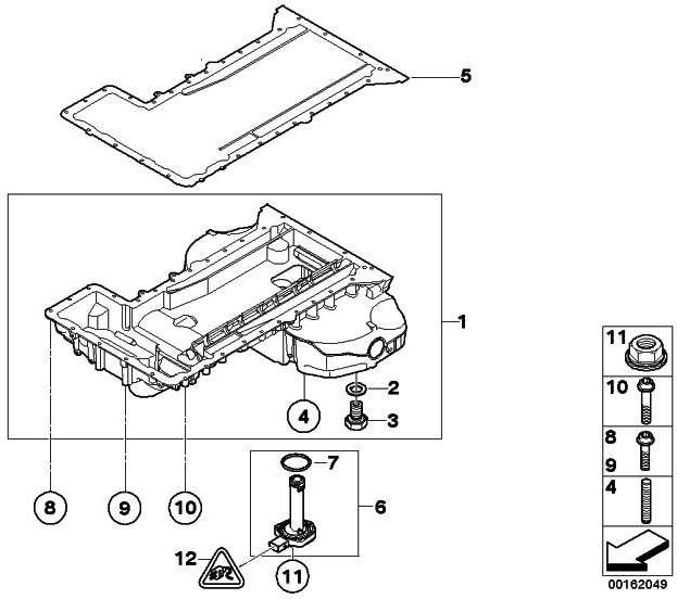 disc m6x50-znniv si 3 ser（07129905599）のBMW純正ISAネジ| 0712990599