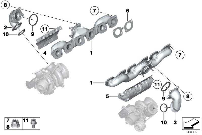 BMW純正ISAスクリューM8x16 Znniv Si 3シリーズ7シリーズX1 X3（07129905868）| 07129905868