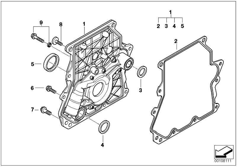 bmw sealing ring m6x30 mini（07131485184）を備えた本物の6つの癌| 07131485184