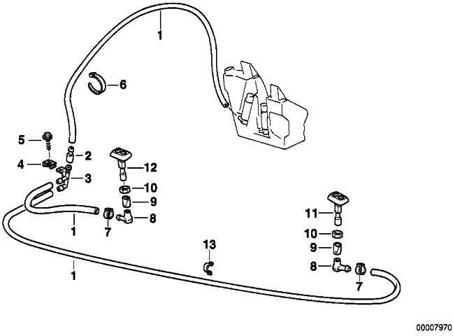 BMW Genoine C-Clip Mother 1シリーズ6シリーズZ3（07146955207）| 07146955207
