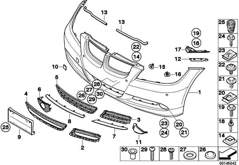 BMW本物のSpreizniet 3シリーズ（07146971349）| 07146971349