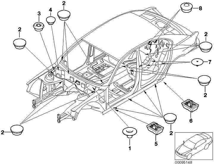 BMW本物のクラブプラグD = 15mm 1シリーズ5シリーズ7シリーズX1 X3 X6 Z4 MINI（07147127540）| 07147127540