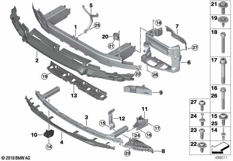 BMW純正6つのCanter M12x1.5 10.9Zns（07147422947）| 07147422947