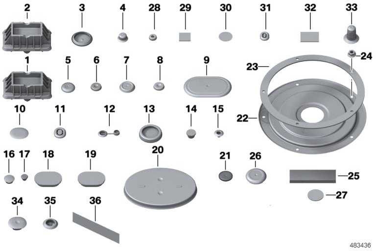 BMW純正ロックボトルd = 15 mm（07147424260）| 07147424260