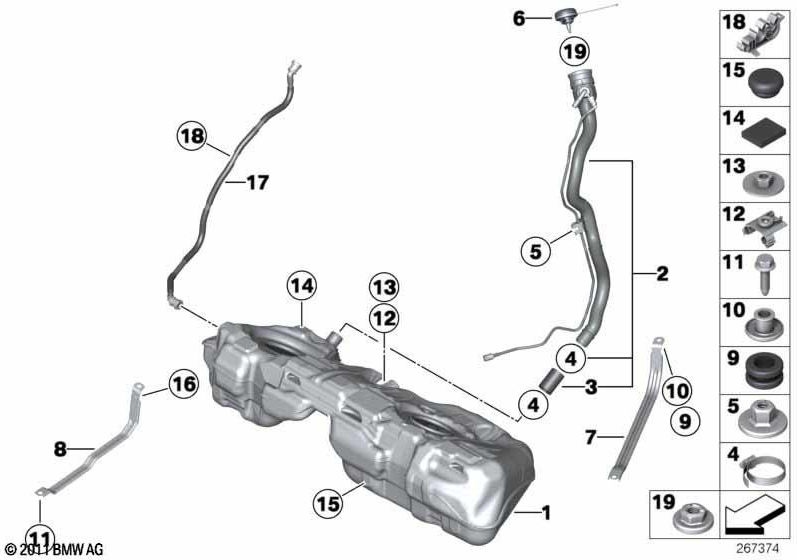 BMW純正クリップD12 D14-24（07147468497）| 07147468497