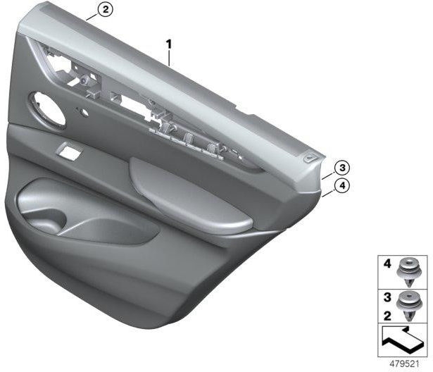 Sealing Target Green（07147474006）を備えたBMW純正クリップ| 07147474006