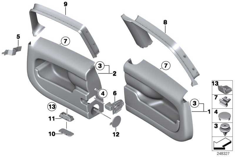 BMW純正Feder Clip Mini（07149198818）| 07149198818