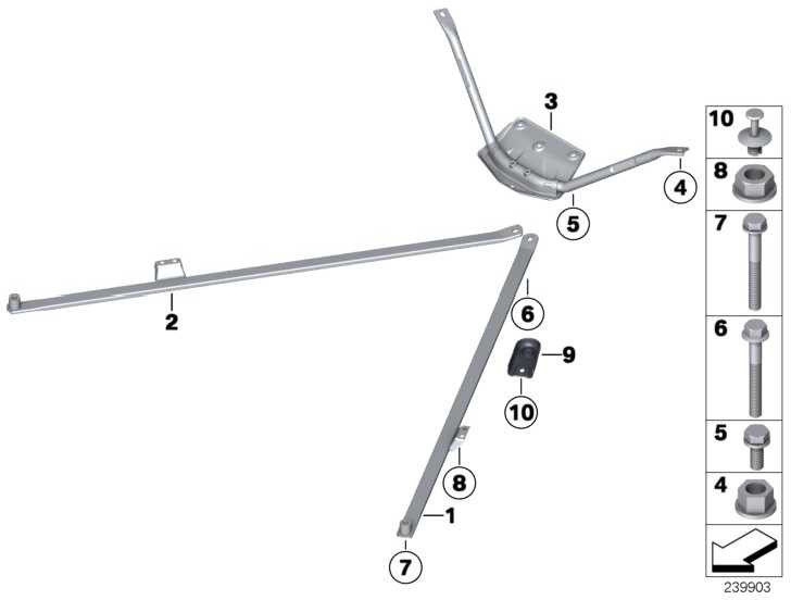 BMW純正シックスカントナット自己管理AM8-8-ZNS3 5シリーズX3 6シリーズ（07149284315）| 07149284315
