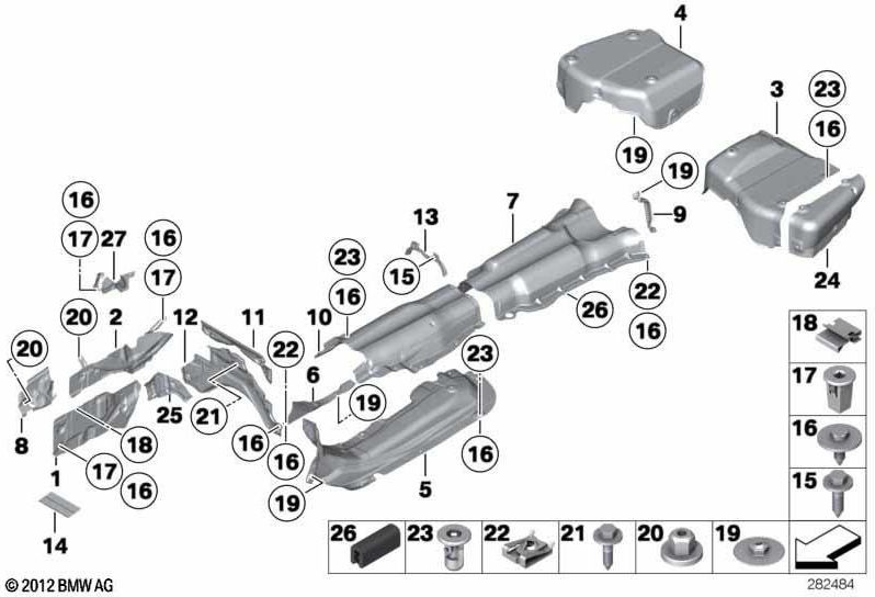 BMW純正6つのCanter TS5X20SW10 D = 22（07149481168）| 07149481168