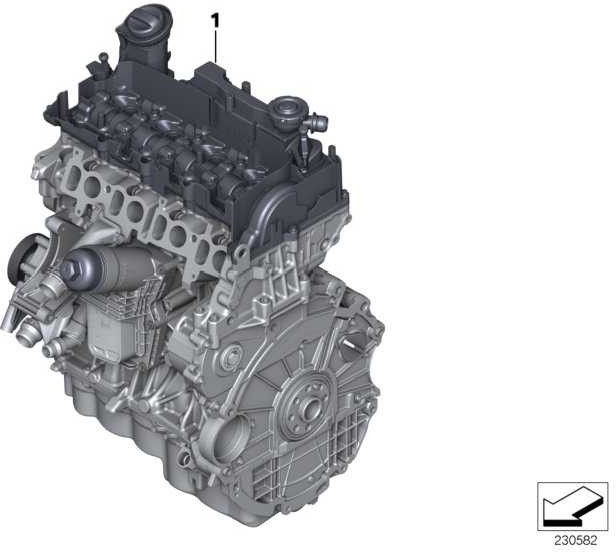 BMW本物のエンジンB46A20A MINI（11002409859）| 11002409859