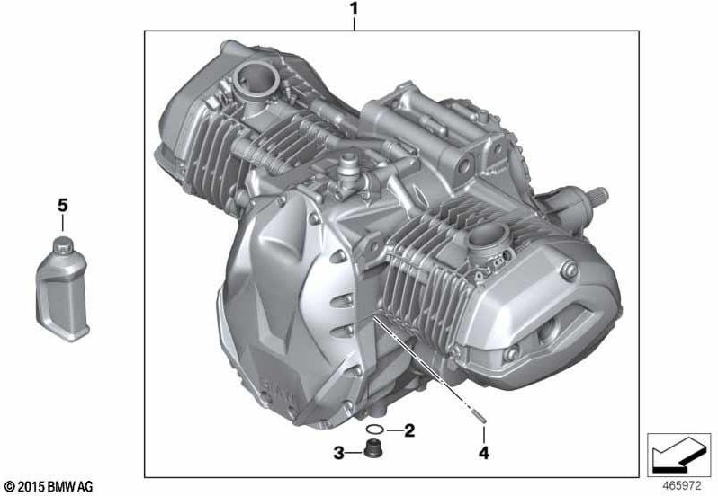 BMW本物のモーターシルバー（11008389099）| 11008389099