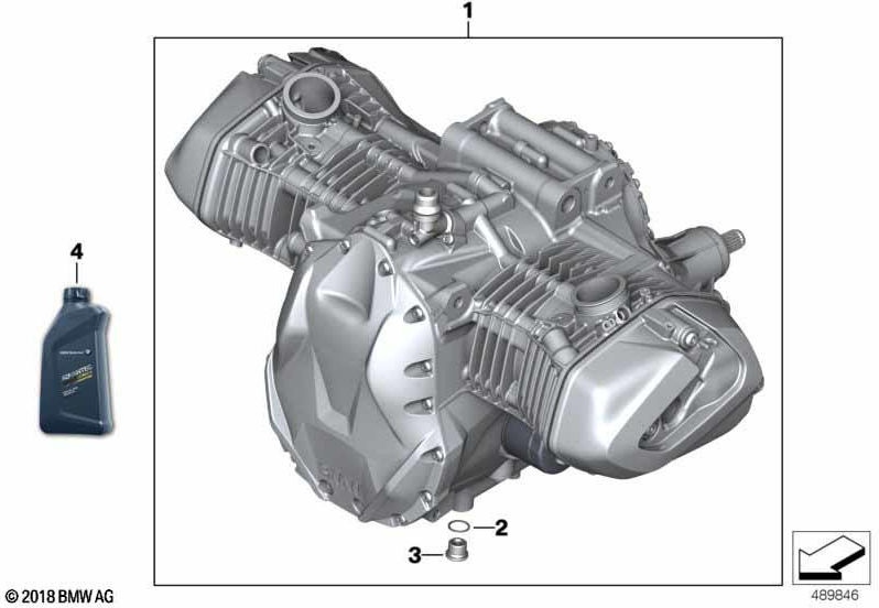 BMW本物のモーターシルバー（11008404183）| 11008404183
