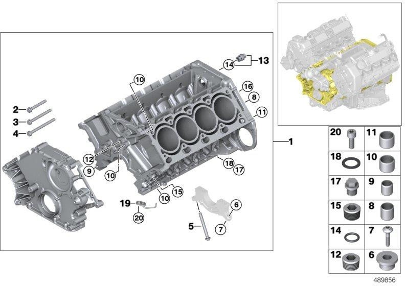 BMW純正クラスプスクリューM16x1.5（11117545230）| 11117545230