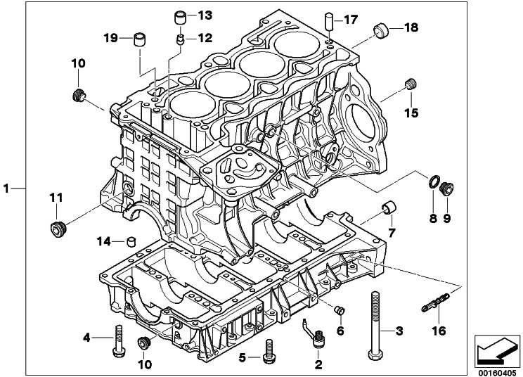 Piston 3シリーズ付きBMW本物のシリンダークランクケース（11117620462）| 11117620462