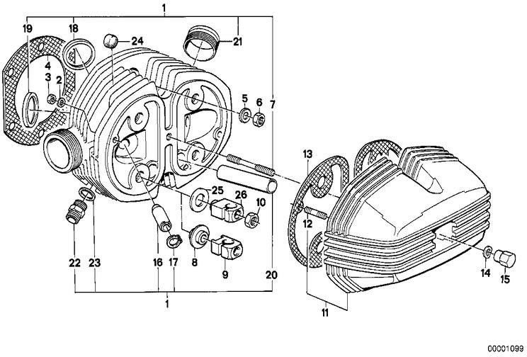 BMW左側の本物のシリンダーヘッド（11121338067）| 11121338067