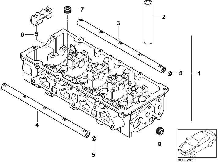 BMW本物のシリンダーヘッドミニ（11127508536）| 11127508536