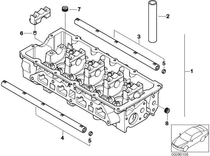 BMW本物のシリンダーヘッドミニ（11127556987）| 11127556987