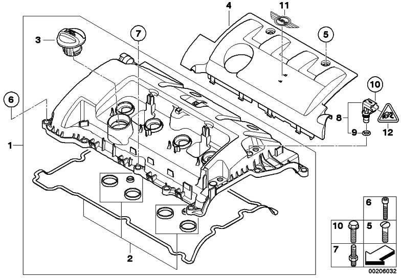 BMW純正シックスガンM6x30ミニ（11127587919）| 11127587919