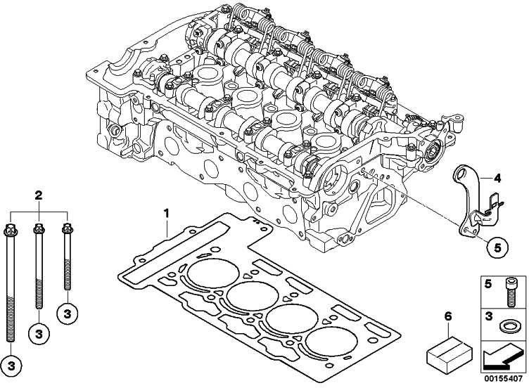 BMW本物のシリンダーヘッドガスケットアスベスト-Free 0.90mm Mini（11127595139）| 11127595139