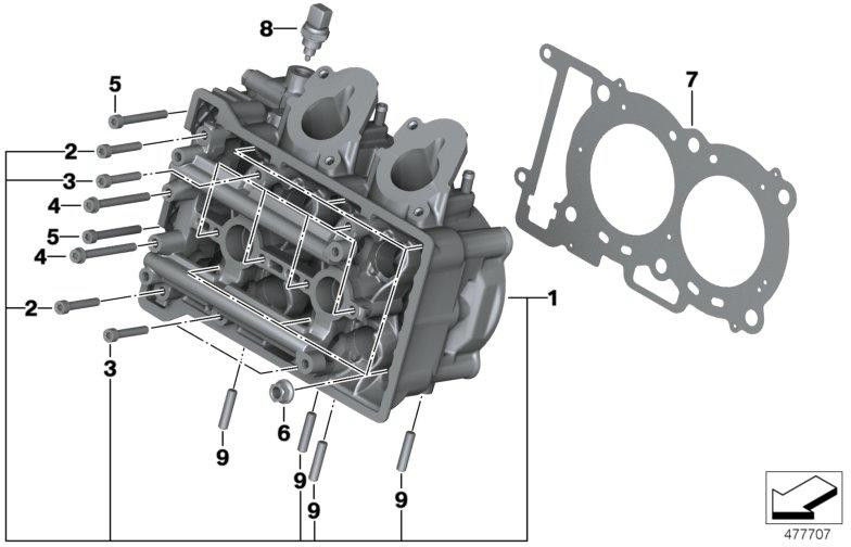 BMW本物のシリンダーヘッドガスケット（11127729541）| 11127729541