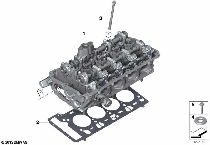 BMW本物のシリンダーヘッドガスケット0.80mm（11127935580）| 11127935580