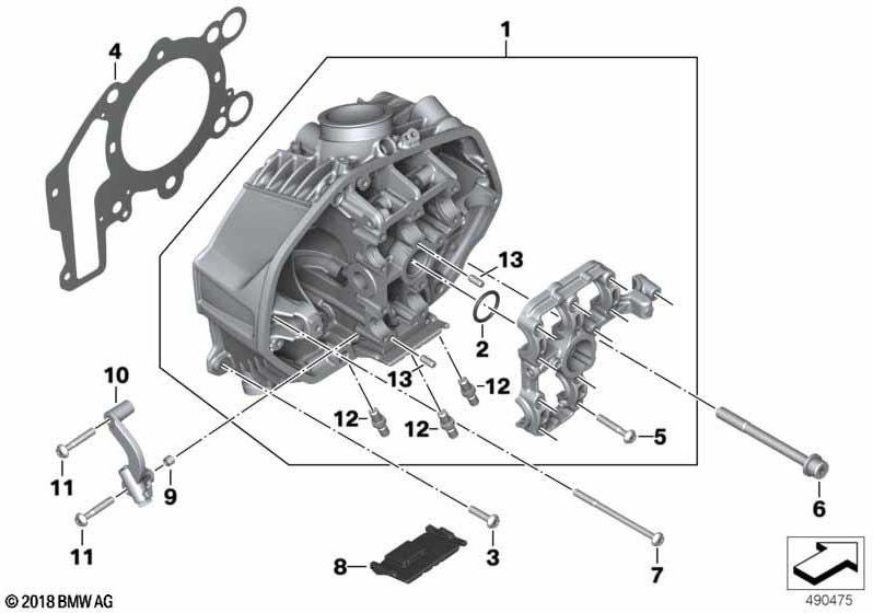 BMW左側の本物のシリンダーヘッドガスケット3レイヤー（11129457539）| 11129457539
