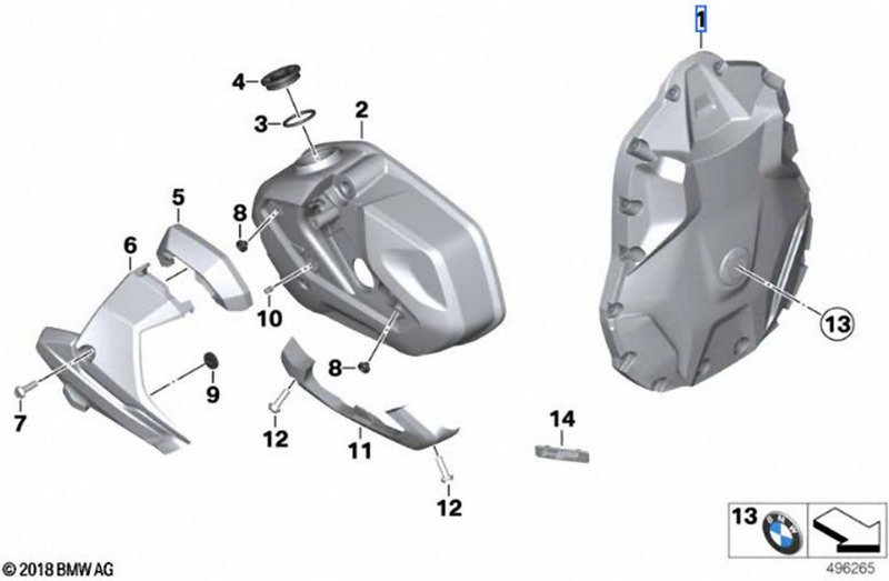 BMW本物のふたがフロント（影）（11149829741）| 11149829741