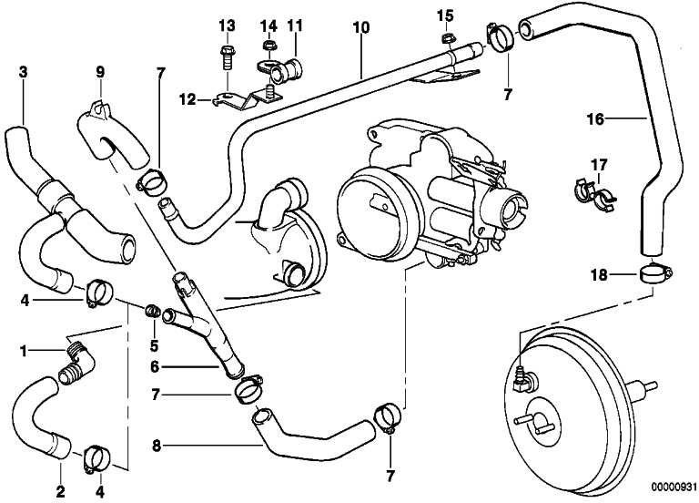 BMW純正ホースクランプ21.3mm 1シリーズ5シリーズ7シリーズX1 X3 X3 Z3 Z4 Z8（11151726339）| 11151726339