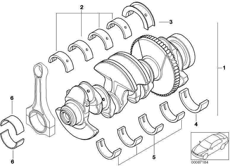 BMW本物のストレージシェルグリーン56.00mm（0）3シリーズ（11211439945）| 11211439945