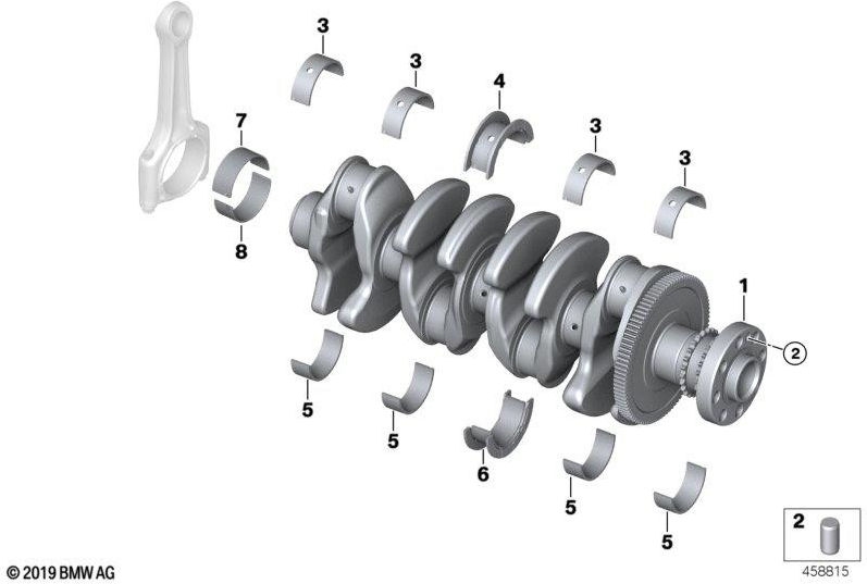 BMW本物のバンドベアリングボウル1 50.00mm（11219469433）| 11219469433