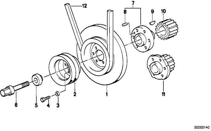 BMW純正v -belt 9.5x1005（11232243045）| 11232243045