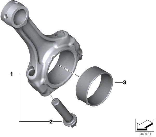 BMW本物のPleuel Class 0 2XWS 311-314.9（11248536320）| 11248536320