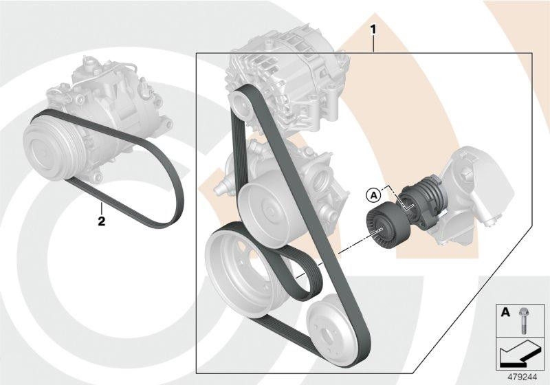 BMW純正セットRistrieBウォーターポンプジェネレーターバリューライン（11282449716）| 1128249716