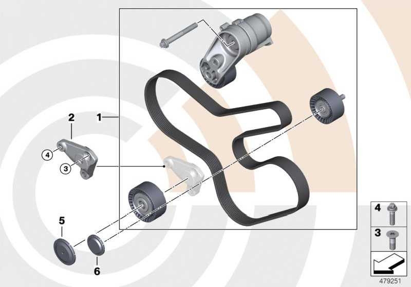 BMW純正セットRistrieb Water Pump Generator Value Line（11282449733）| 11282449733