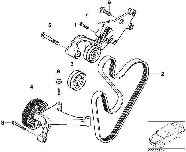 BMW純正v -ribbedベルト6pk x 1388 mini（11287520199）| 11287520199