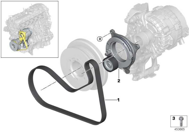 BMW本物のv -ribbedベルト6 pk x 1155（11288613707）| 11288613707