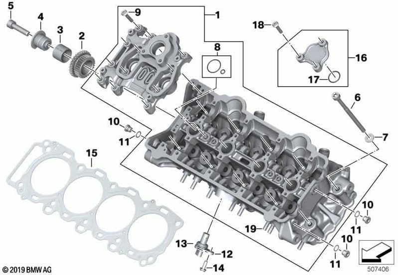 BMW本物の挿入コントロールドライブ歯チェーン（11308358849）| 11308358849