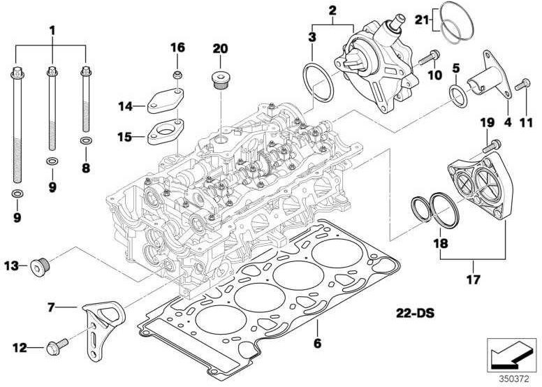 シーリングリング付きBMW純正閉鎖ネジM18x1.5 1シリーズ4シリーズ5シリーズ7シリーズX1 X3 X5 X6 Z4（11317502048）| 11317502048